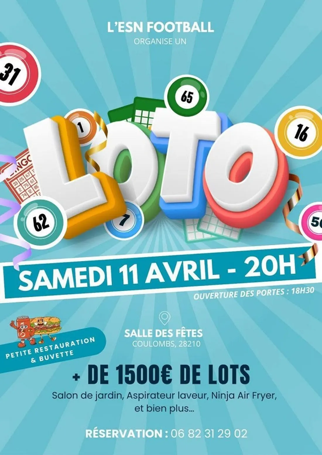COULOMBS - Loto de l'ESN Football