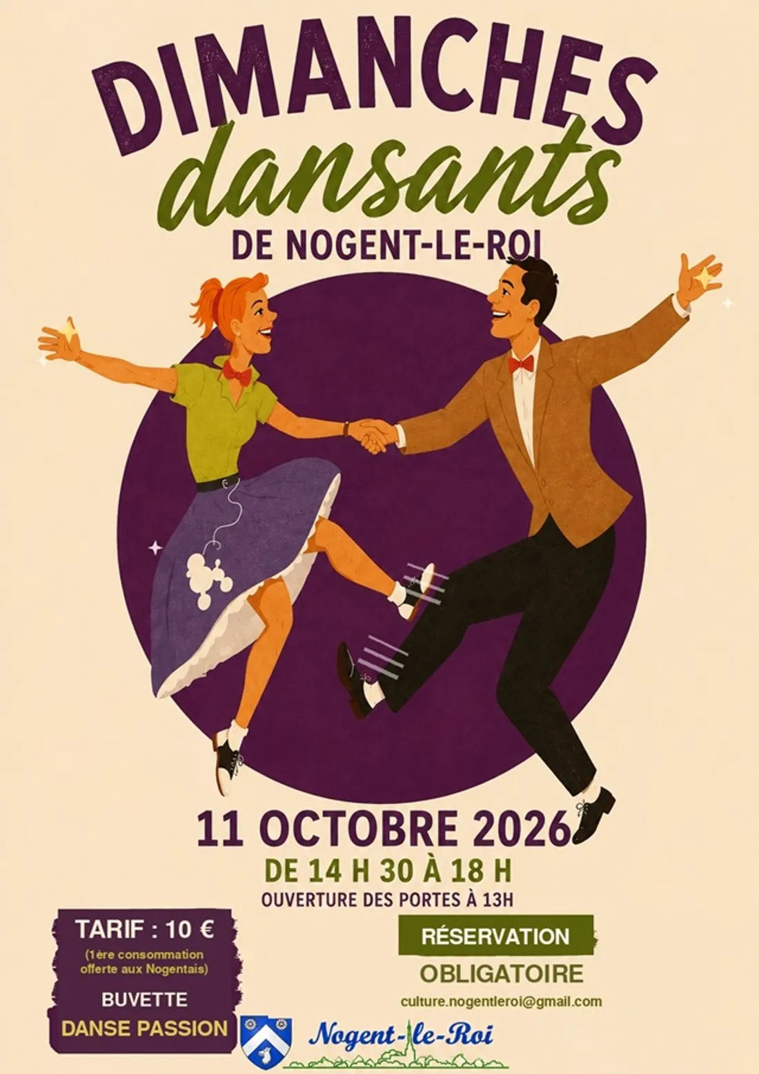 NOGENT-LE-ROI - Dimanches Dansants de Nogent-le-Roi