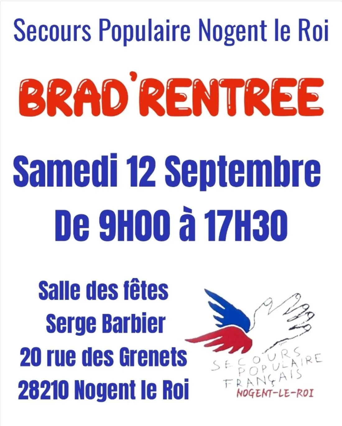 NOGENT-LE-ROI - Brad'Rentrée du Secours Populaire