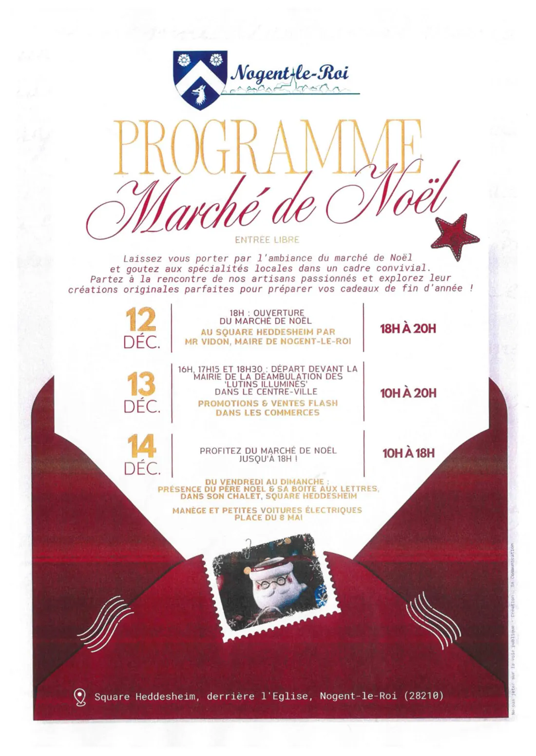 NOGENT-LE-ROI - Marché de Noël