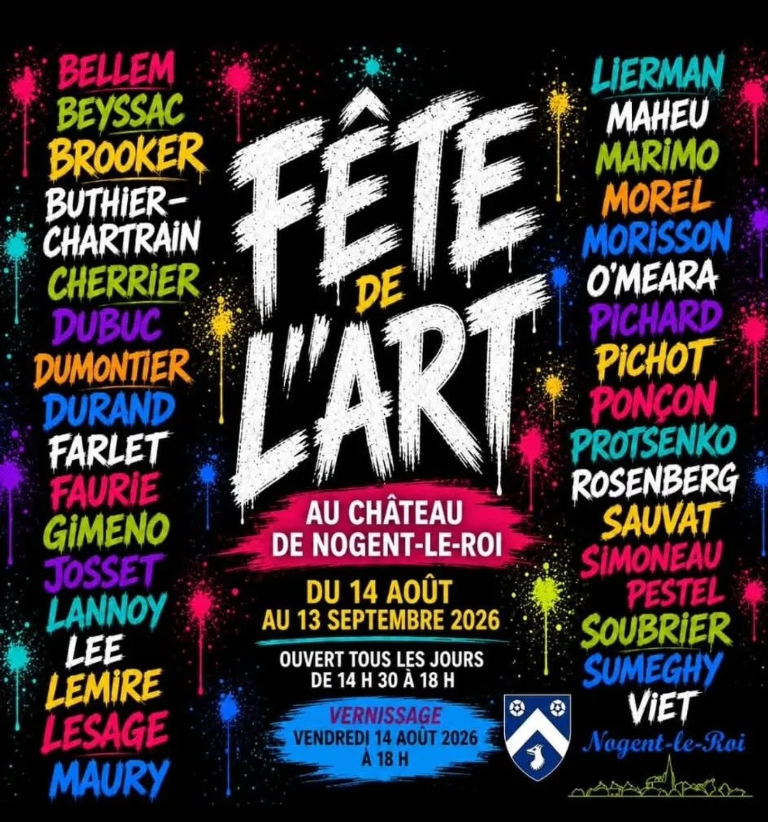 NOGENT-LE-ROI - Exposition : Fête de l'art