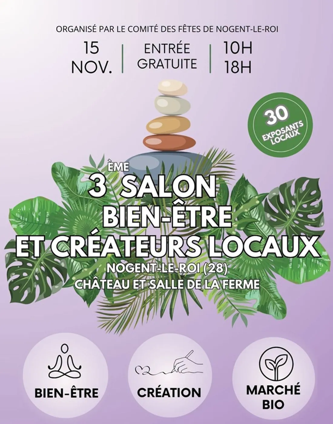 NOGENT-LE-ROI - 3e salon bien-être et créateurs locaux