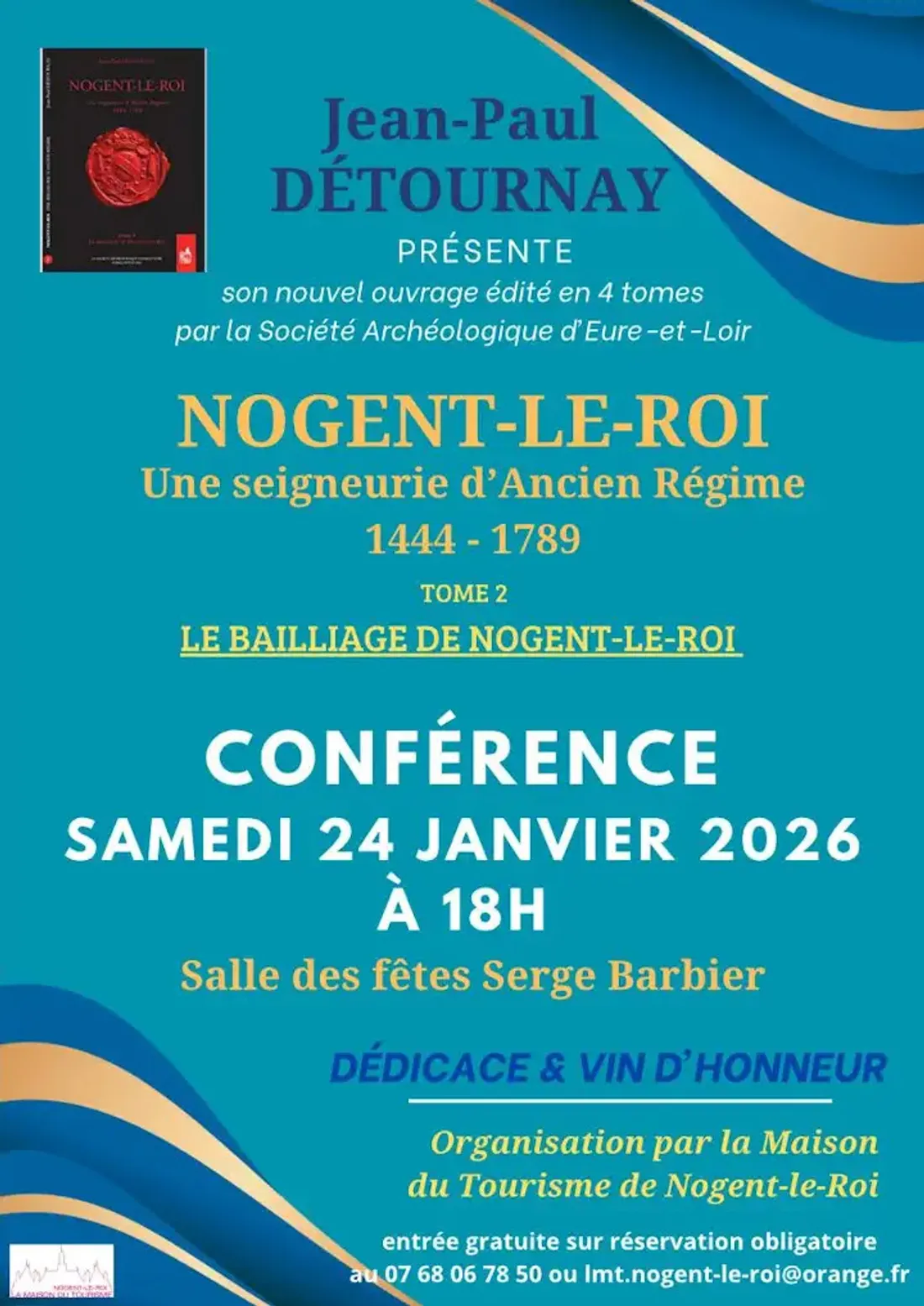 NOGENT-LE-ROI - Conférence : L’histoire médiévale et d’Ancien Régime de Nogent-le-Roi