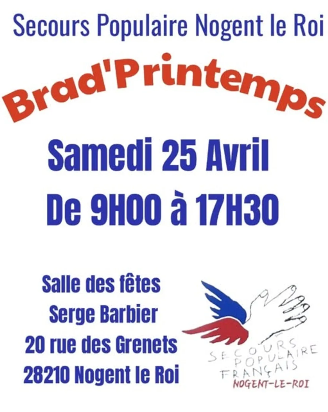 NOGENT-LE-ROI - Brad'Printemps du Secours Populaire