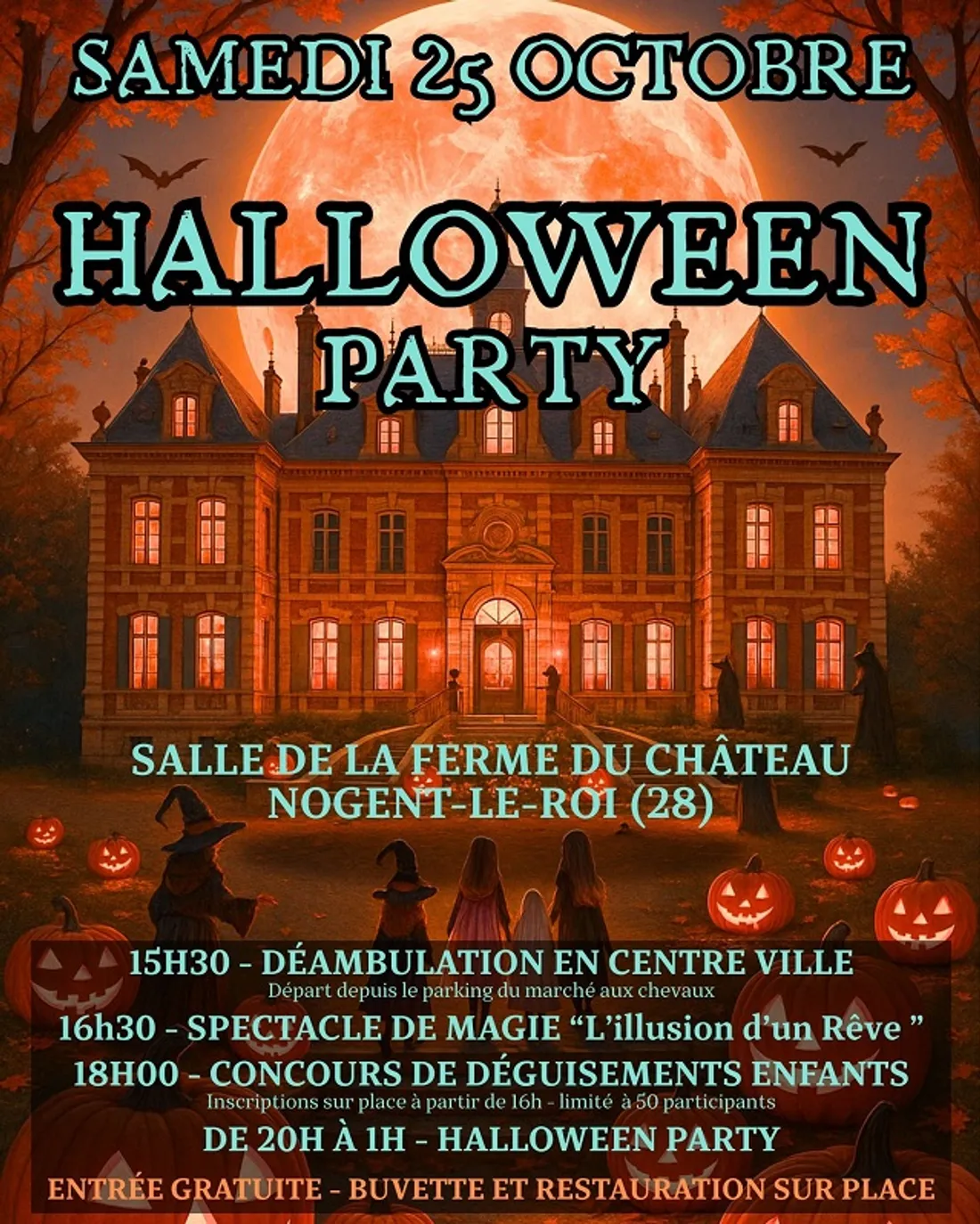 NOGENT-LE-ROI - Halloween party