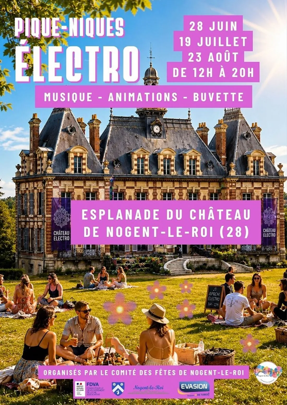 NOGENT-LE-ROI - Pique-niques électro