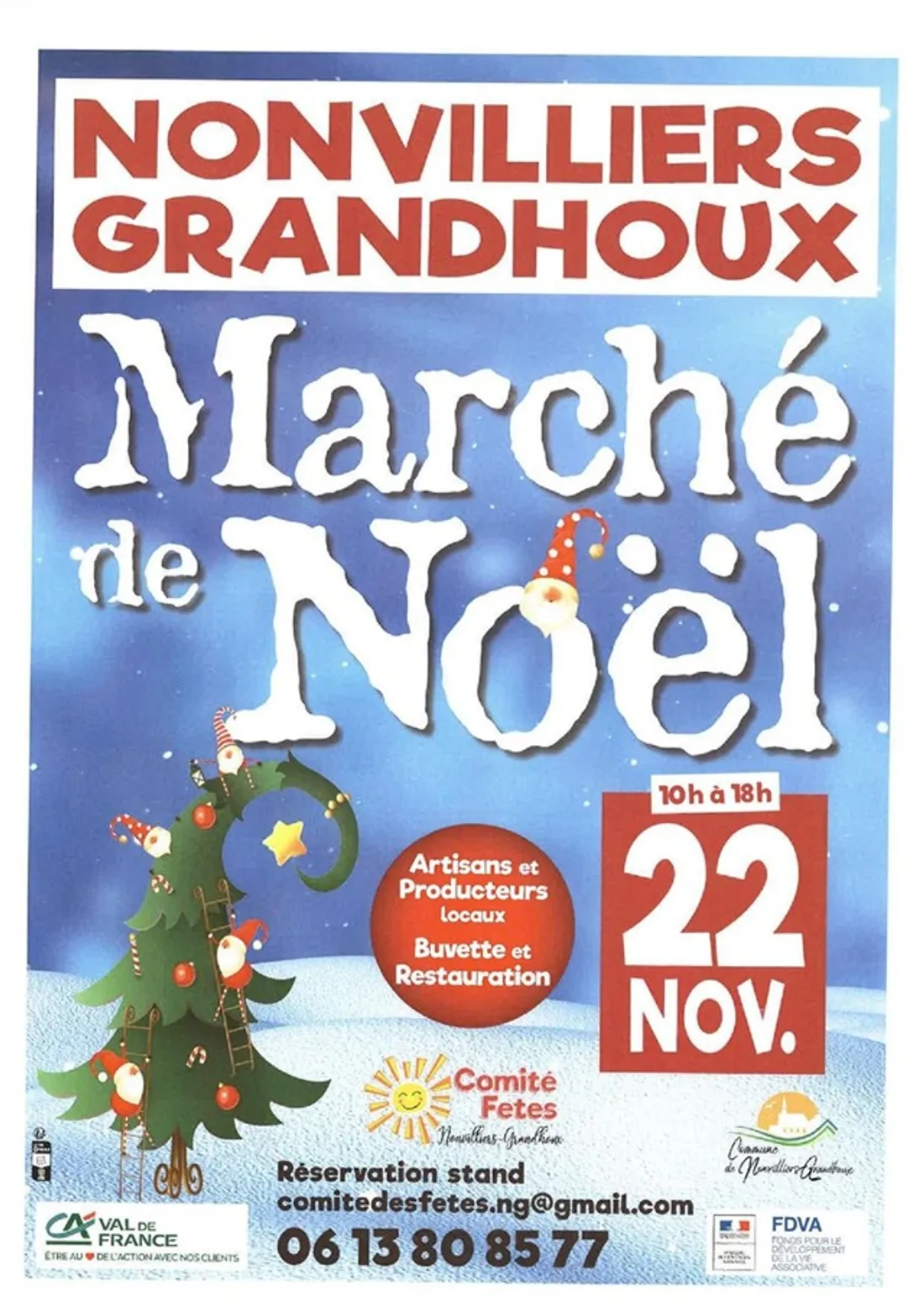 NONVILLIERS-GRANDHOUX - Marché de Noël