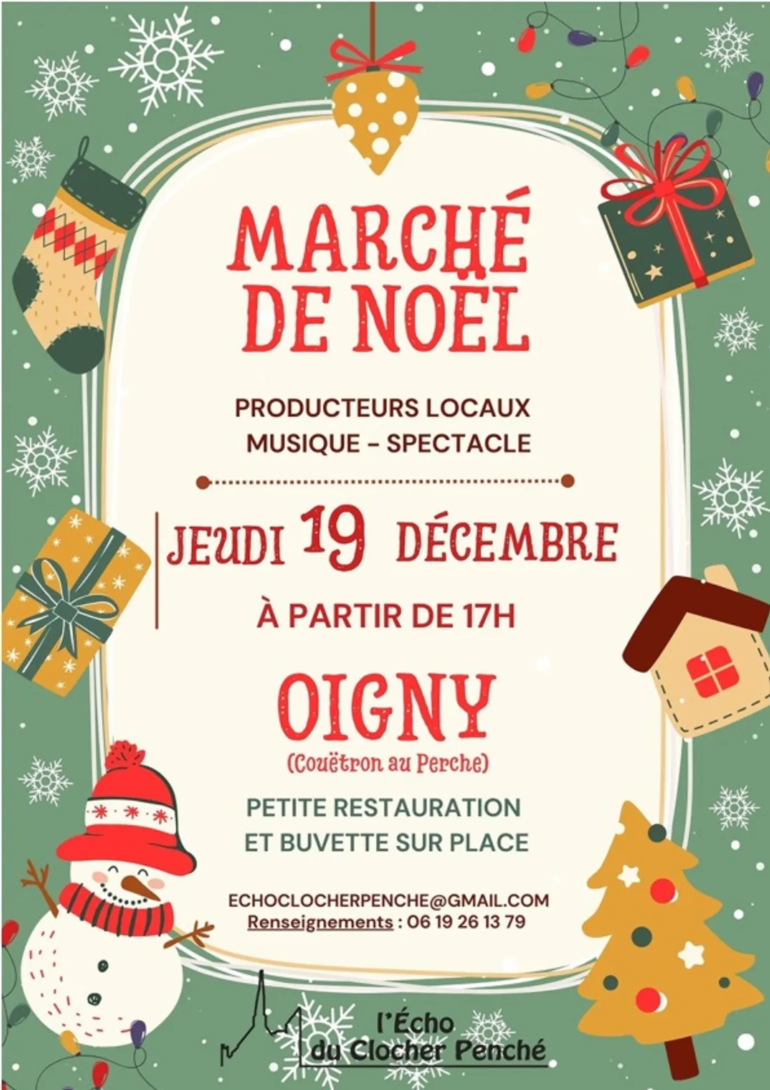 OIGNY (41) - Marché de Noël