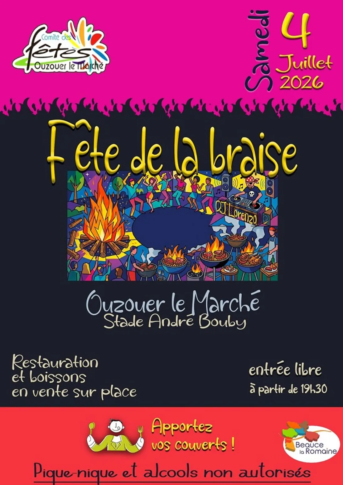 OUZOUER-LE-MARCHÉ (41) - Fête de la Braise