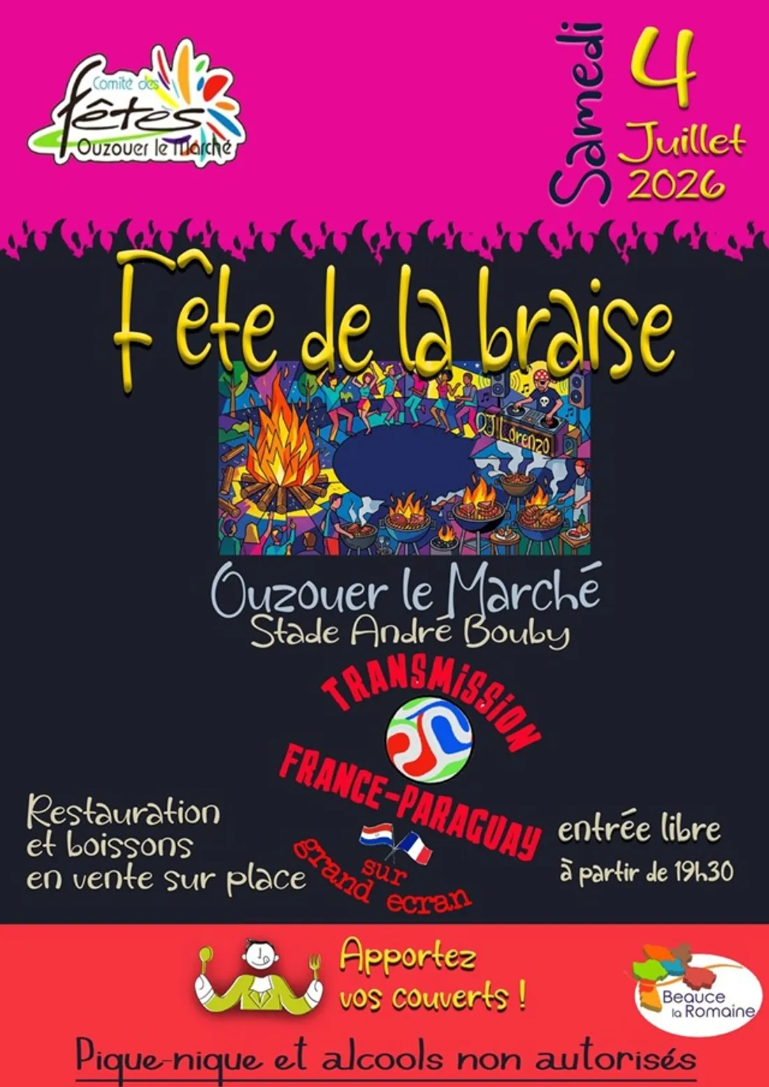 OUZOUER-LE-MARCHÉ (41) - Fête de la braise