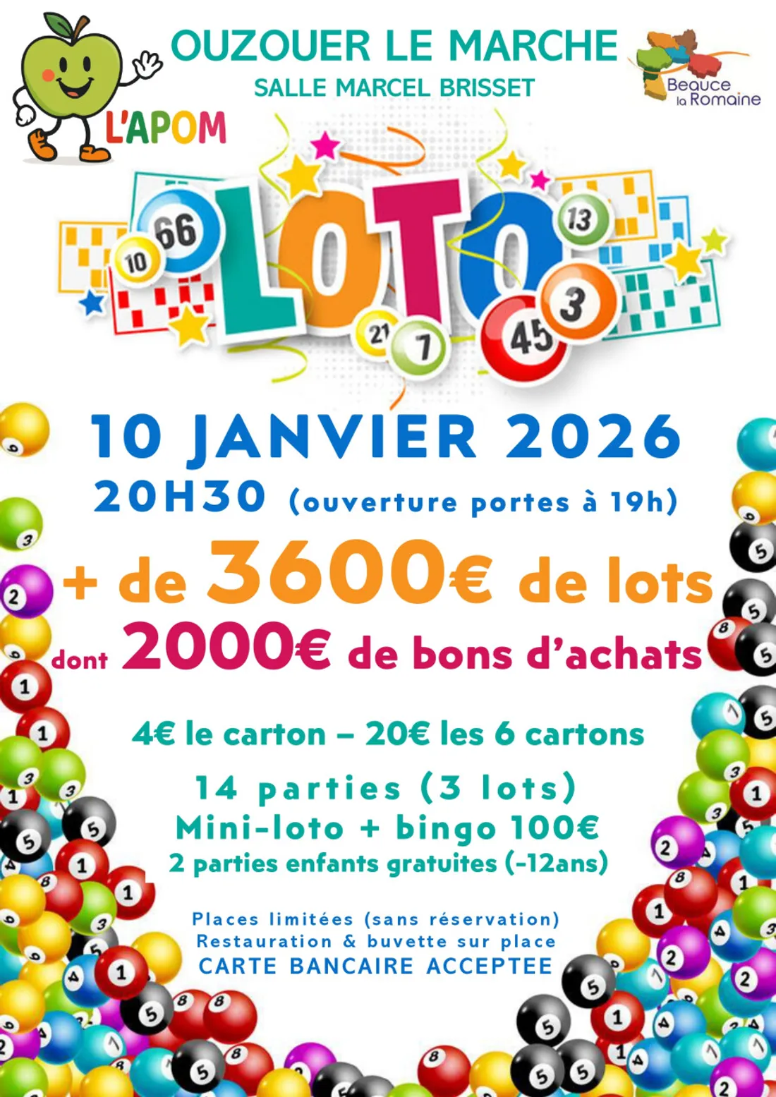 OUZOUER-LE-MARCHÉ (41) - Loto de l'APOM