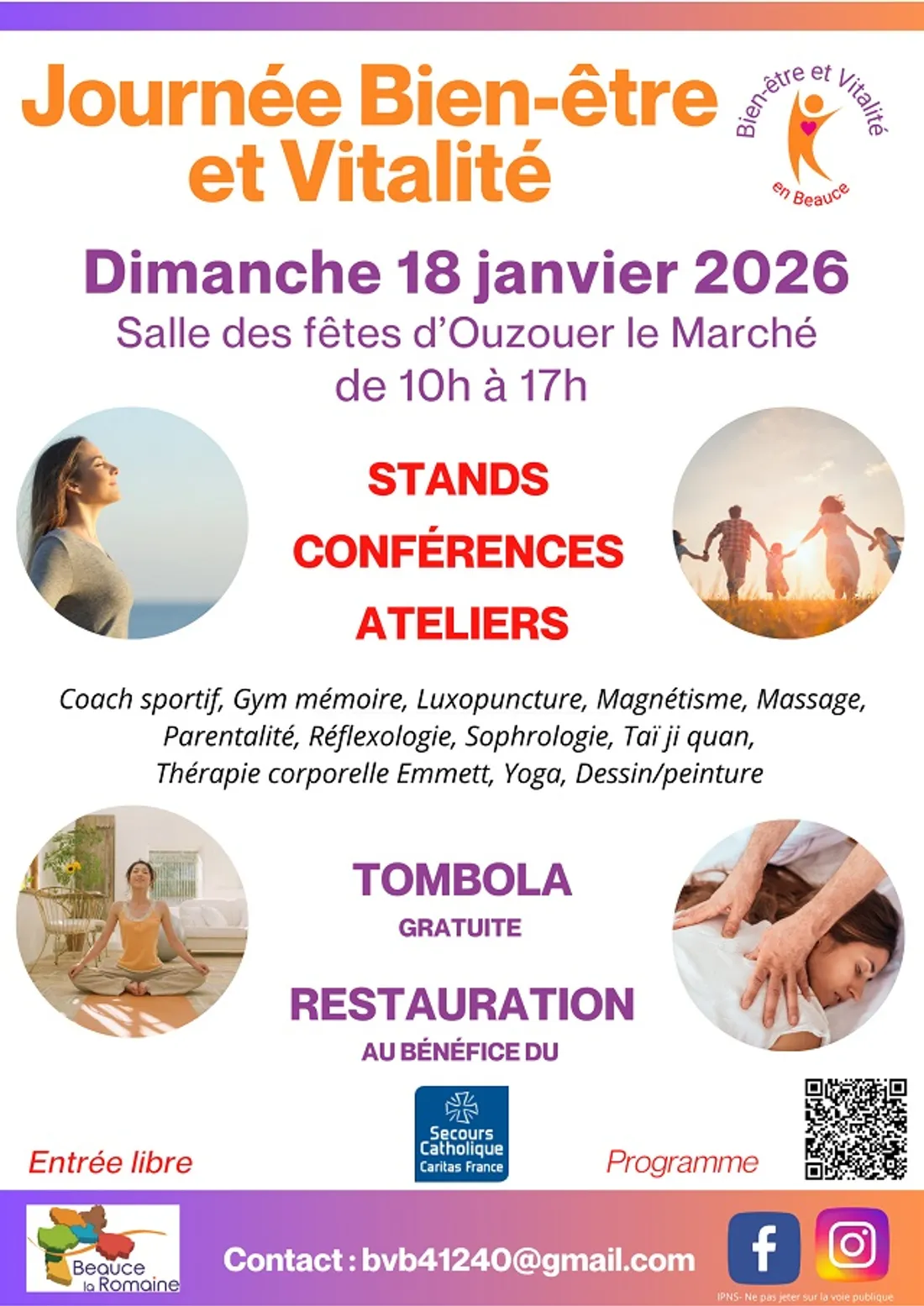 OUZOUER-LE-MARCHÉ (41) - Journée Bien-être et Vitalité