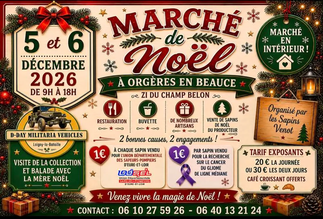 ORGÈRES-EN-BEAUCE - Marché de Noël