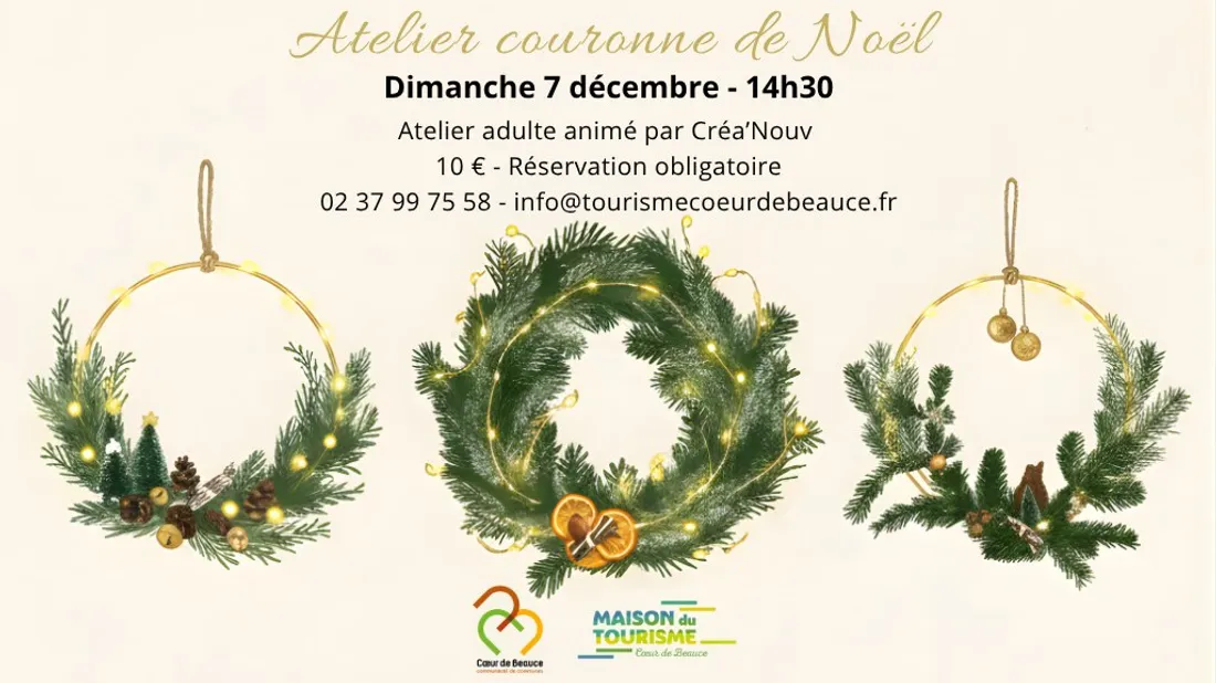 ORGÈRES-EN-BEAUCE - Atelier couronne de Noël