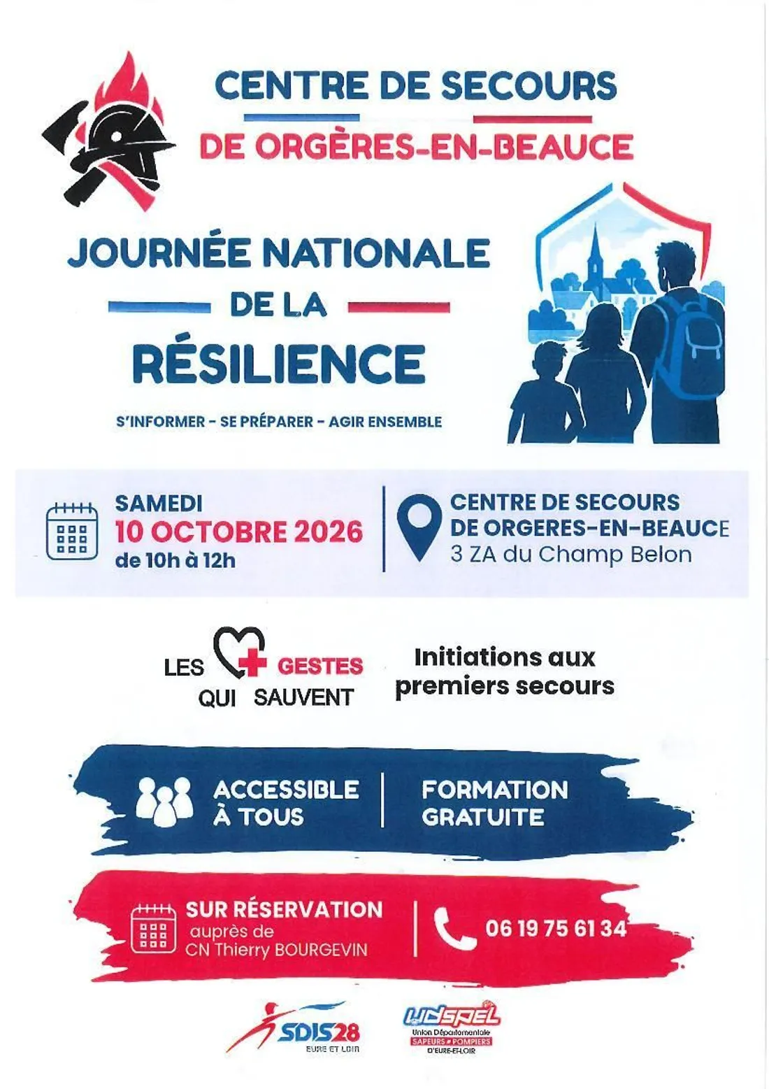 ORGÈRES-EN-BEAUCE - Journée nationale de la Résilience