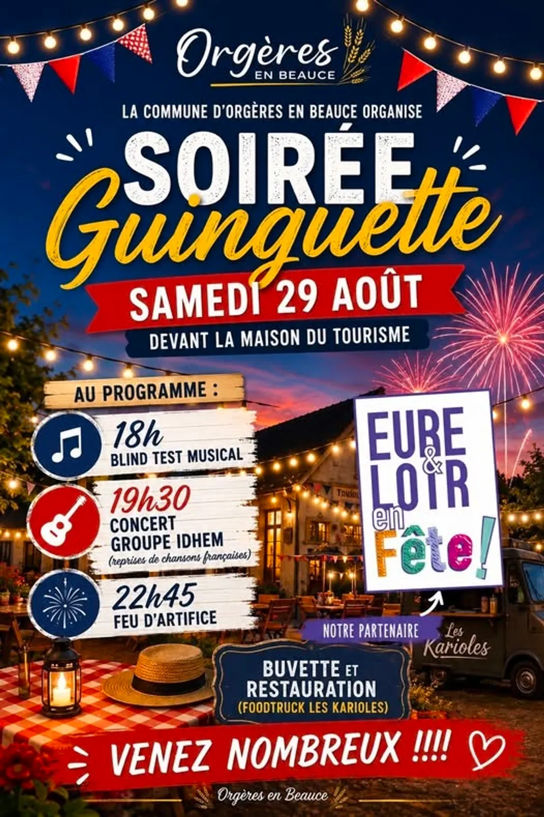 ORGÈRES-EN-BEAUCE - Soirée guinguette