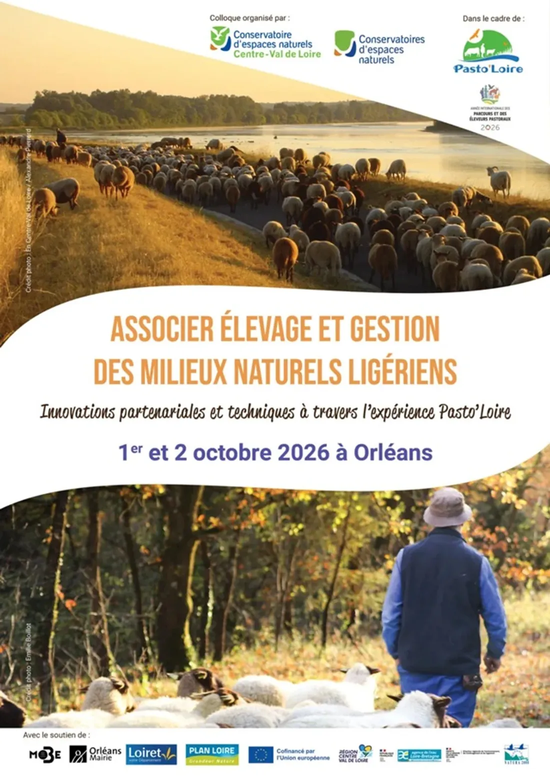 ORLÉANS (45) - Colloque : Associer élevage et gestion des milieux naturels ligériens