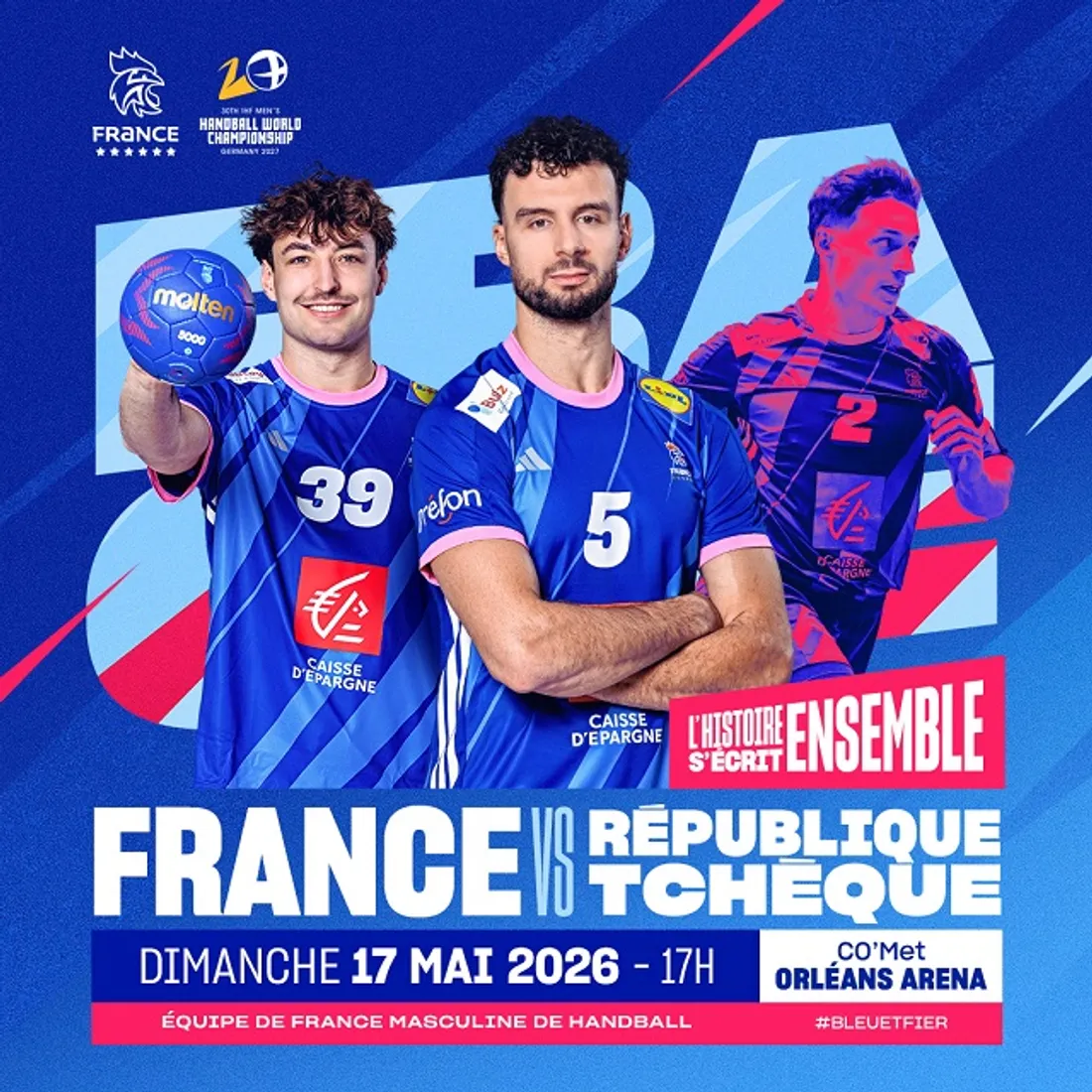 ORLÉANS (45) - Handball : France - République Tchèque