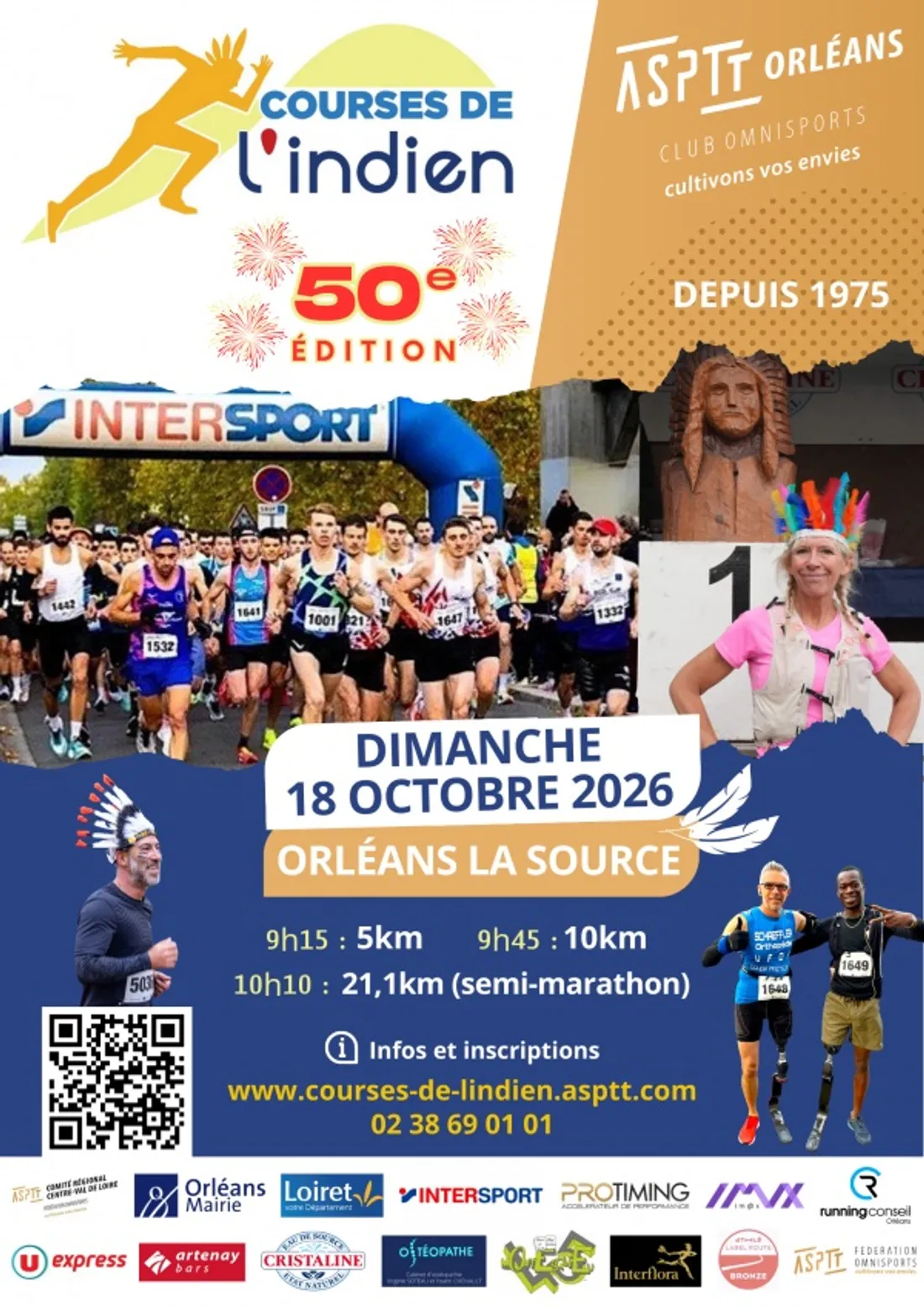 ORLÉANS (45) - Courses de l'Indien