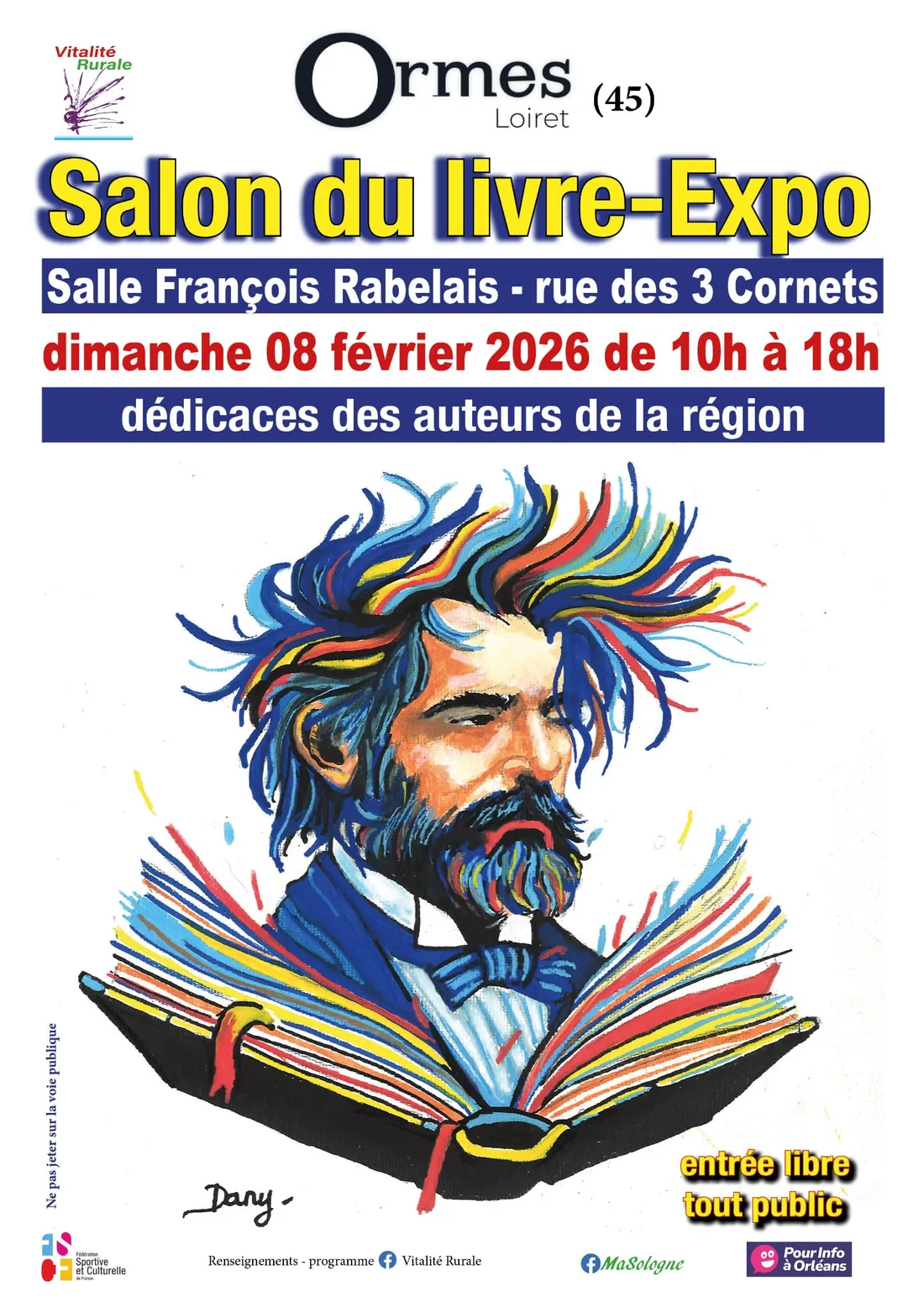 ORMES (45) - Salon du livre