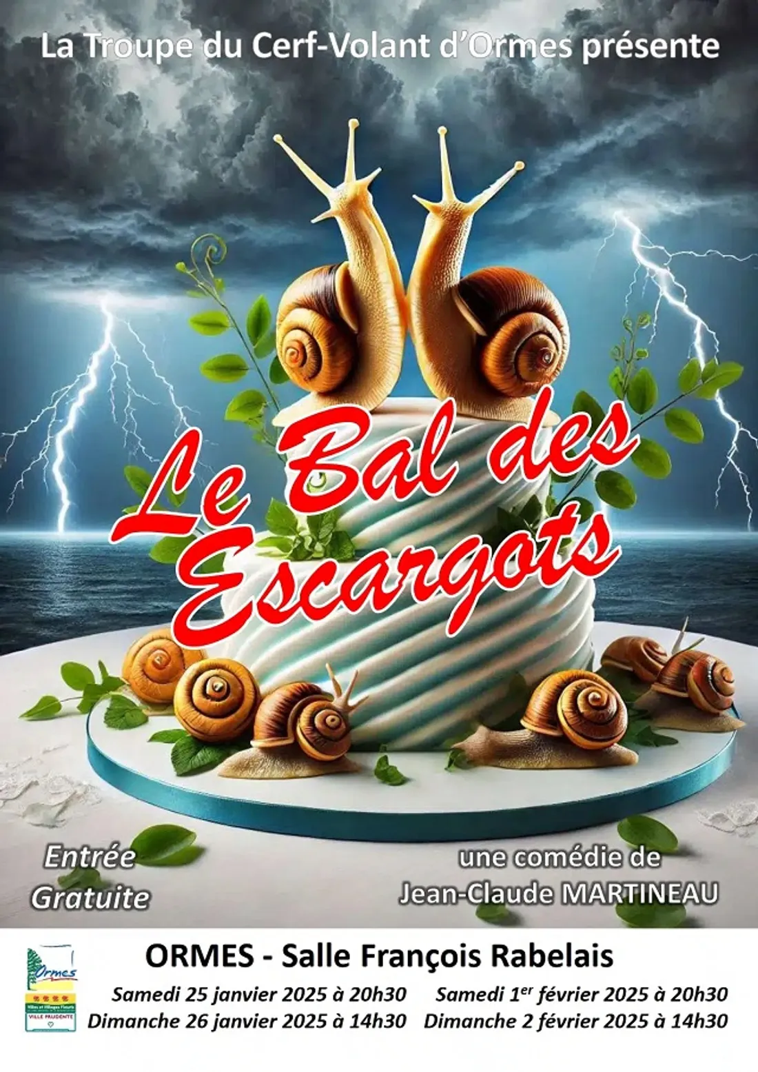 ORMES (45) - Théâtre : Le bal des escargots