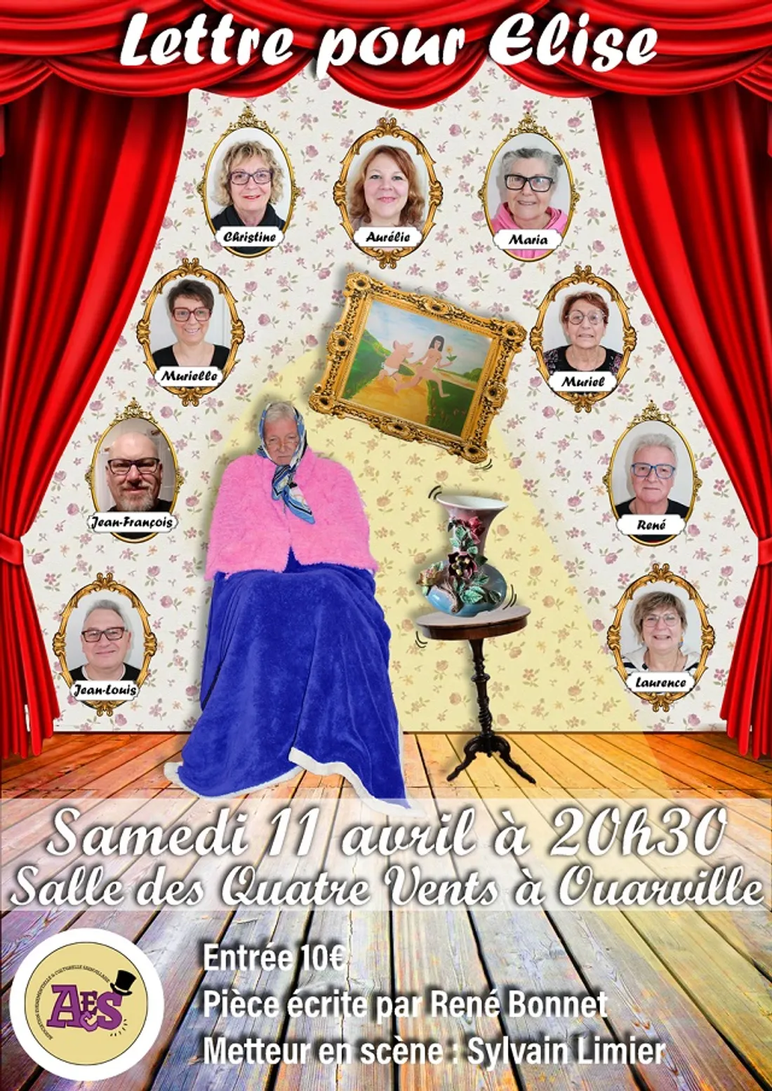 OUARVILLE - Théâtre : Lettre pour Élise