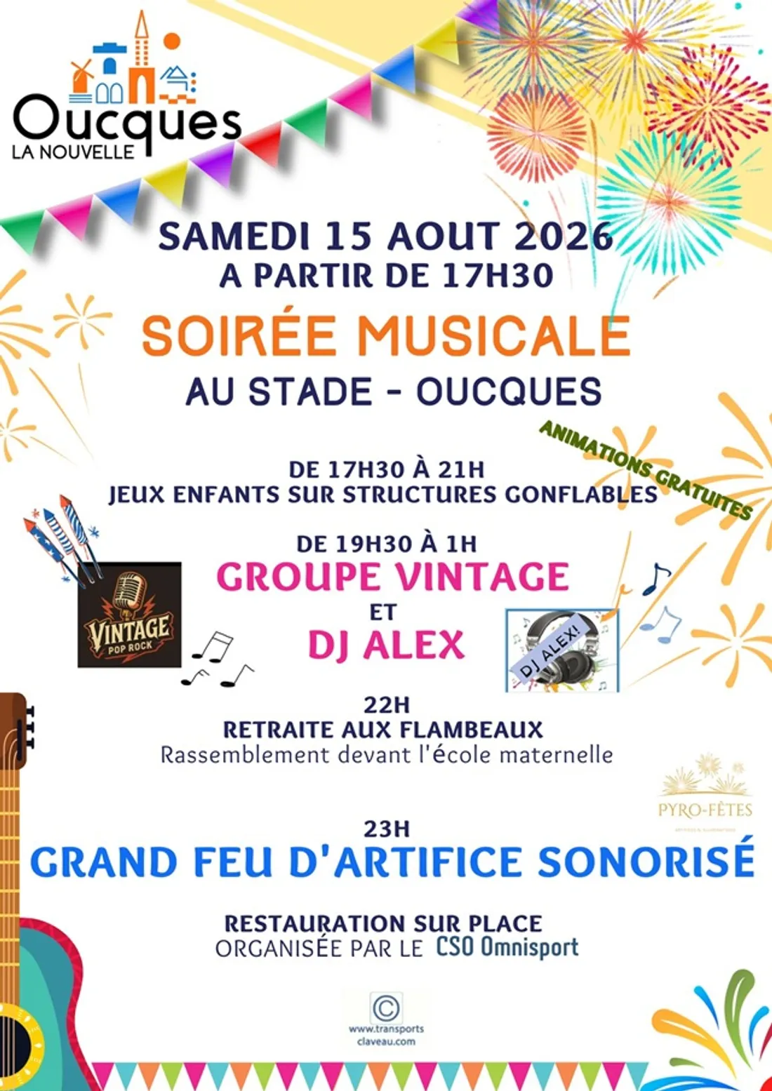 OUCQUES (41) - Grande soirée musicale.