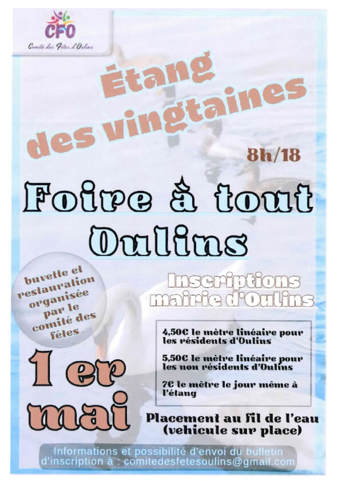 OULINS - Foire à tout du comité des fêtes