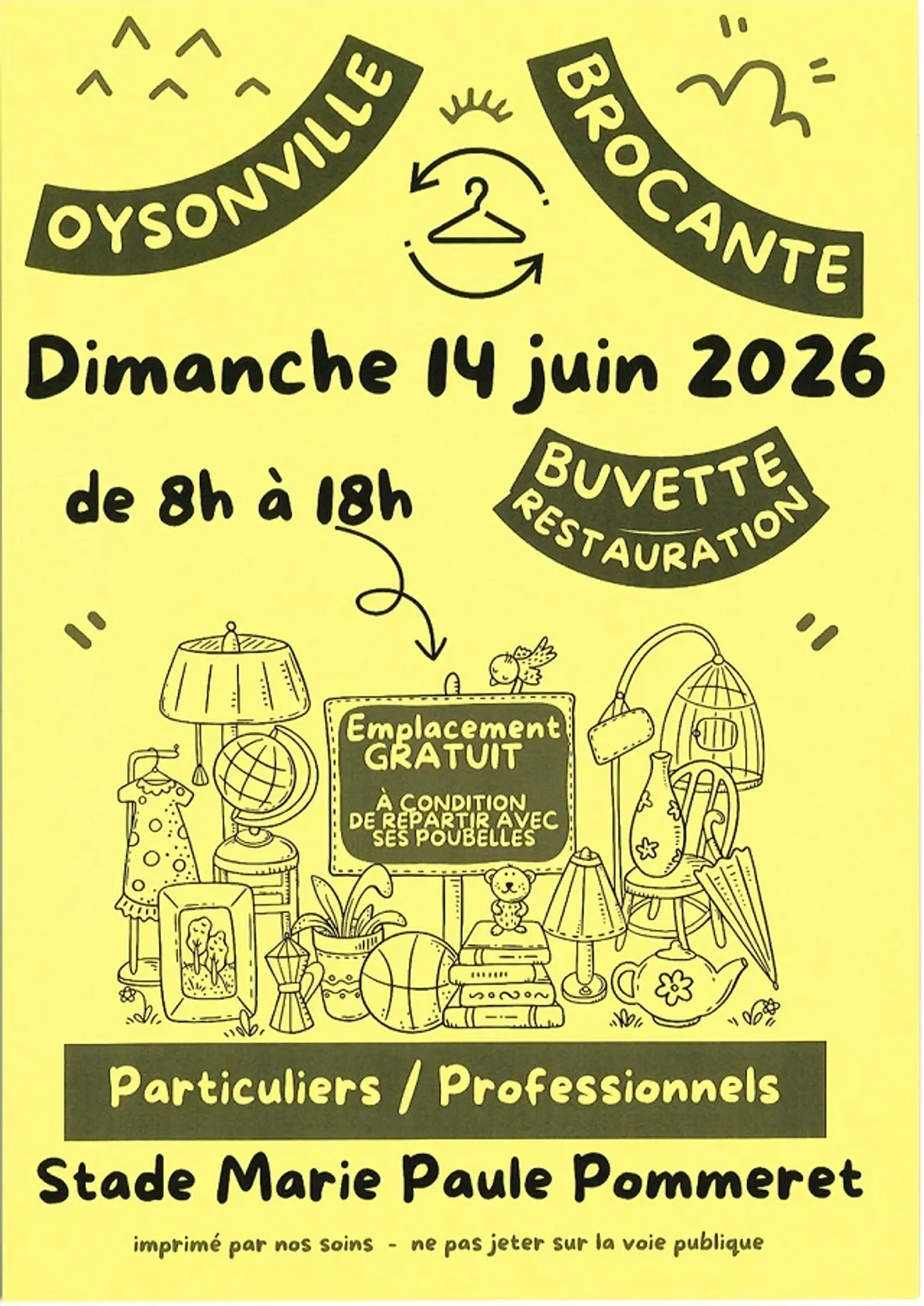 OYSONVILLE - Brocante