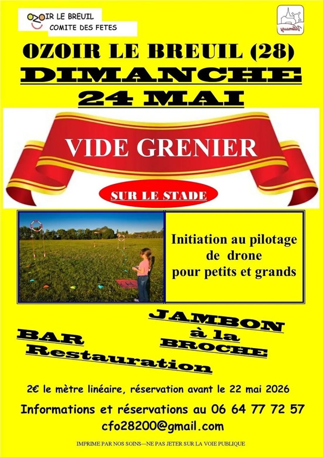OZOIR-LE-BREUIL - Vide-greniers du comité des fêtes