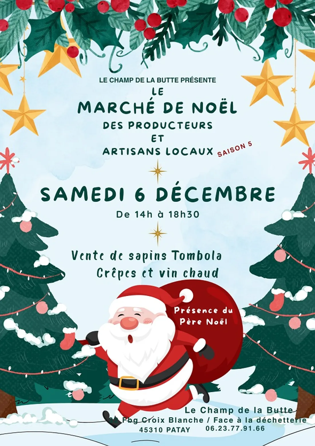 PATAY (45) - Marché de Noël des producteurs et artisans locaux