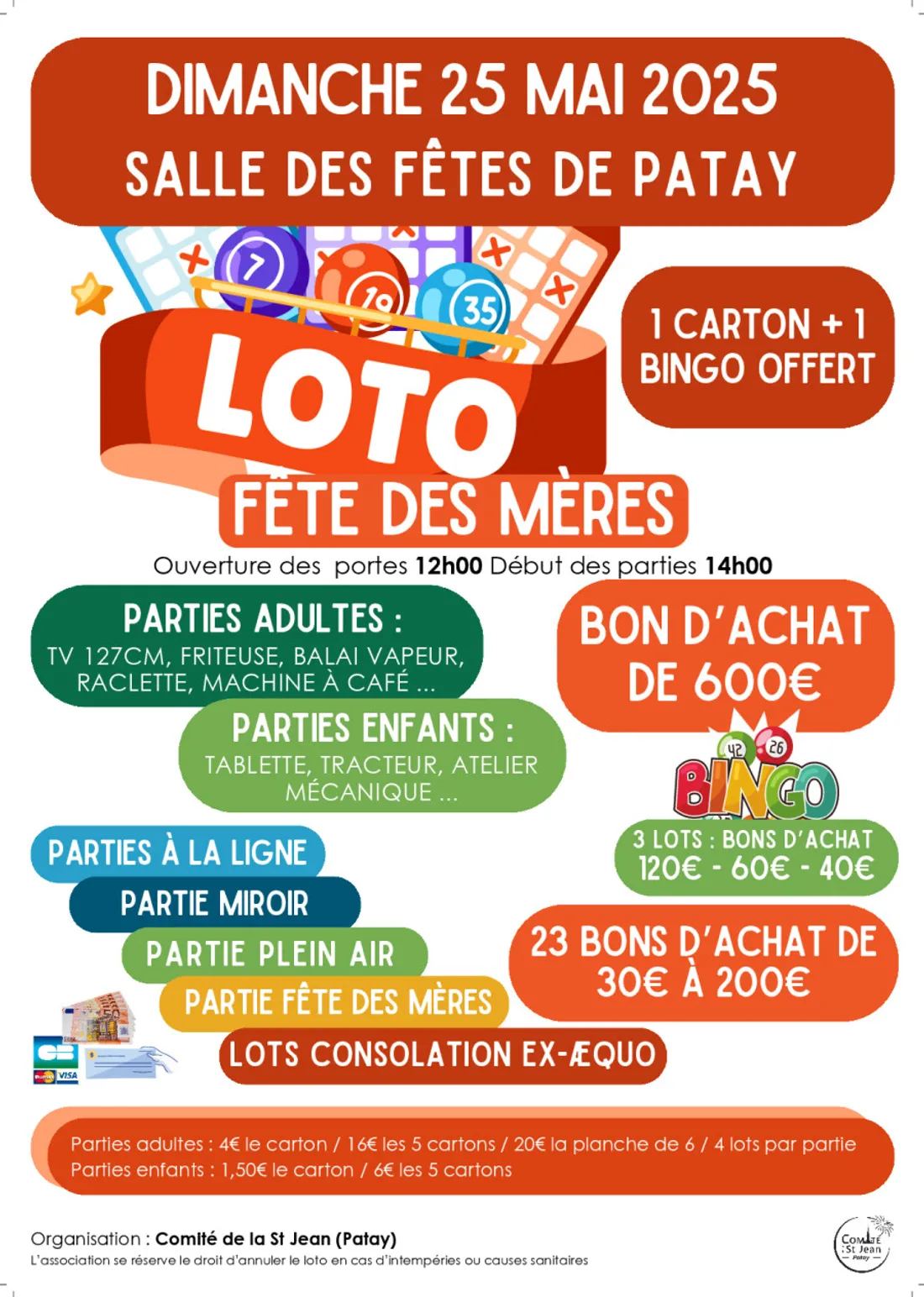 PATAY (45) - Loto fête des mères