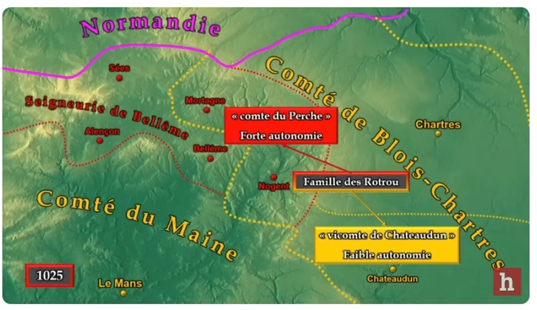 L'histoire du Perche en cartes animées