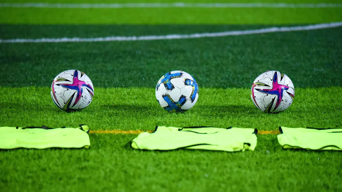 foot, ballon, foot truck, stade, terrain