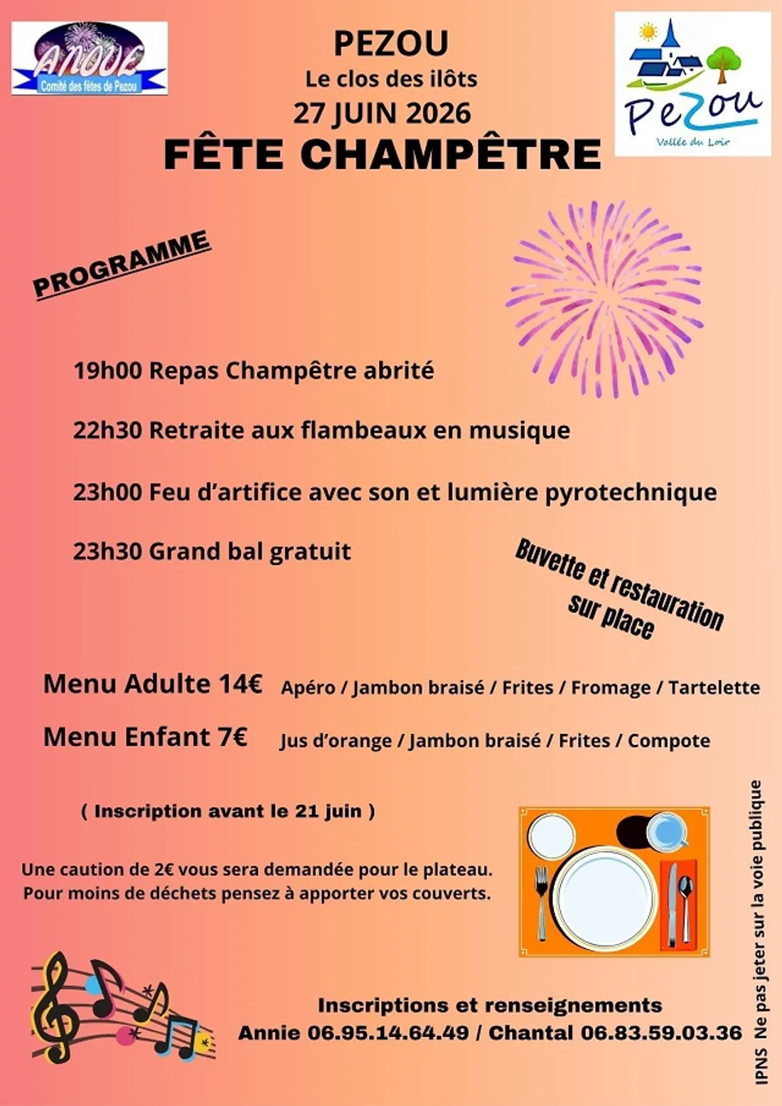 PEZOU (41) - Fête champêtre du comité des fêtes