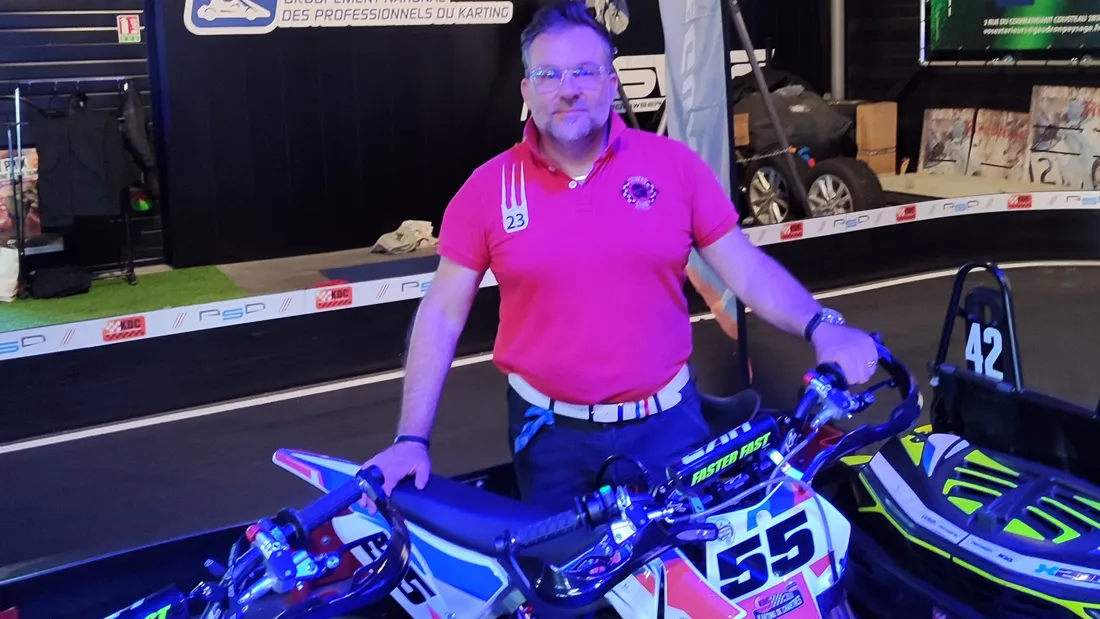 Thierry Picquart, karting de Chartres, mini-moto
