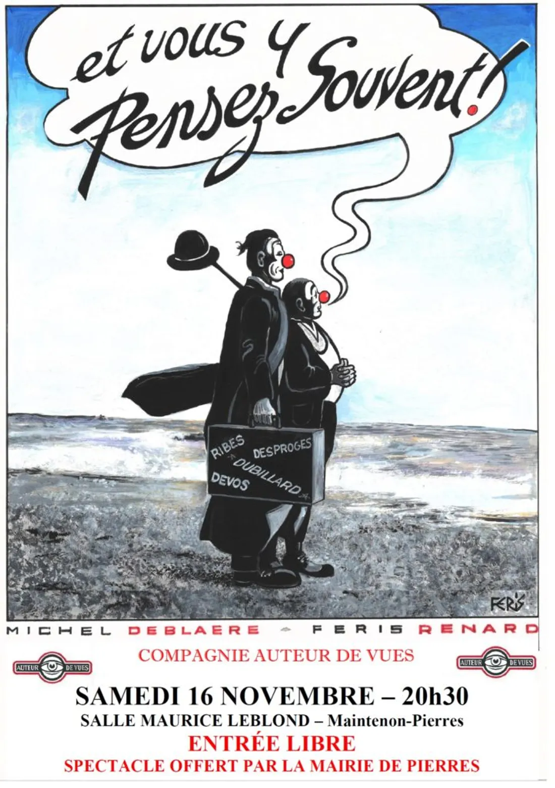 PIERRES - Théâtre : Et vous y pensez souvent?