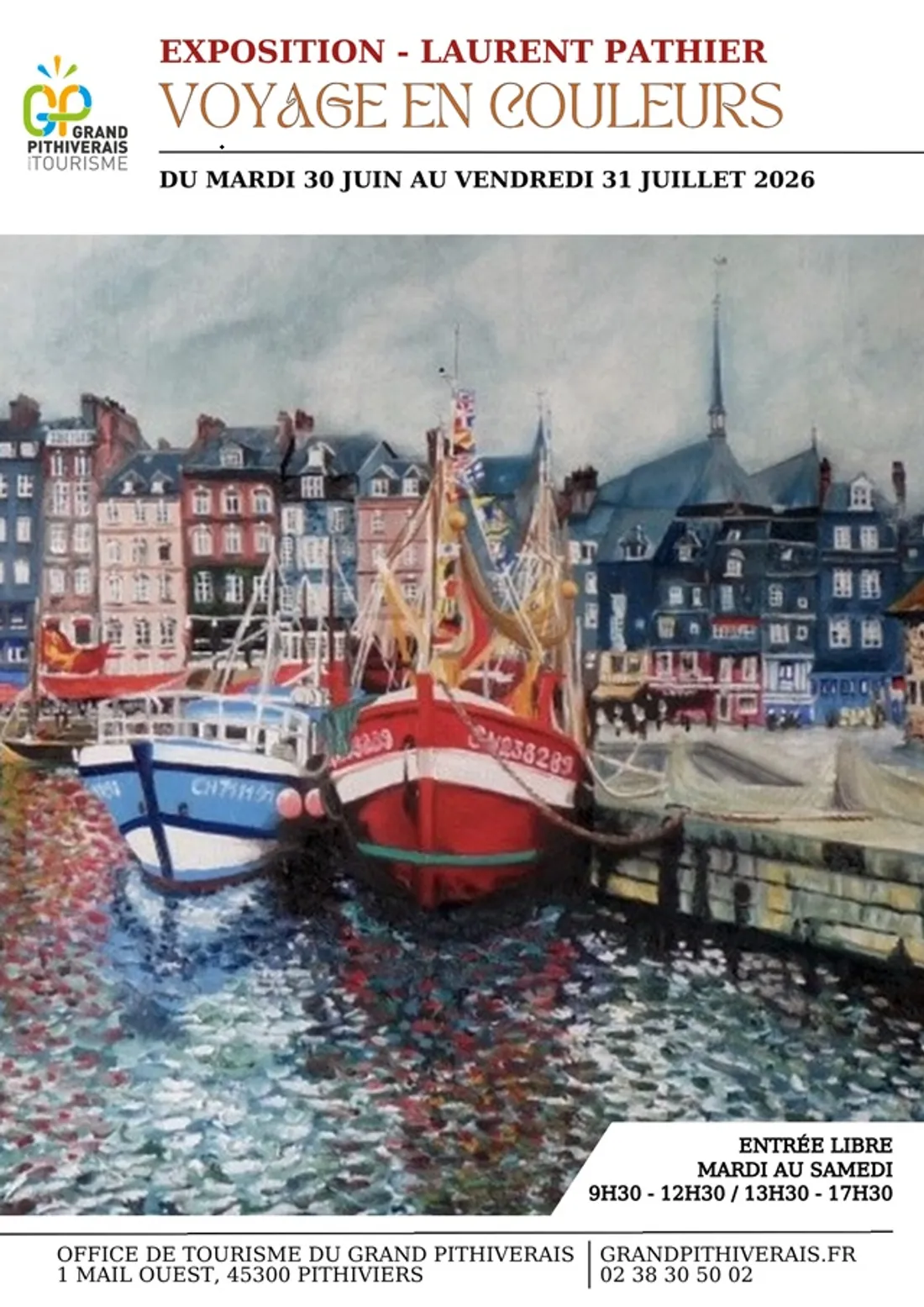 PITHIVIERS (45) - Exposition : Voyage en couleurs