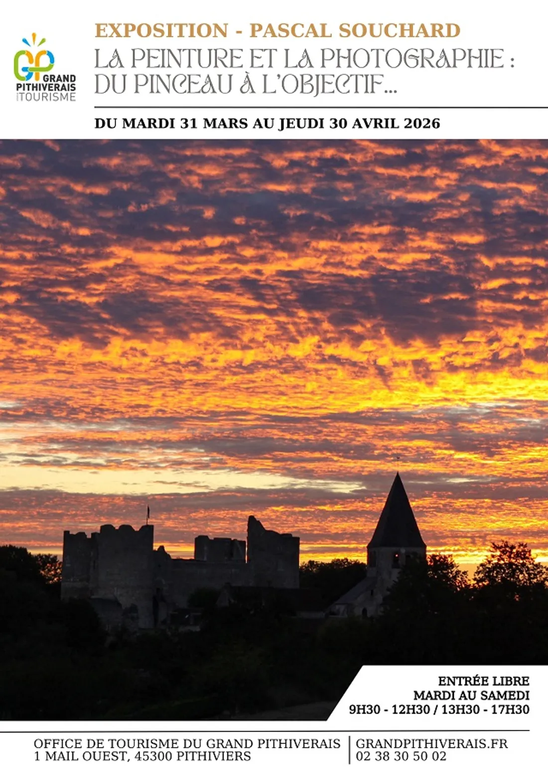 PITHIVIERS (45) - Exposition : Pascal Souchaud, du pinceau à l'o l'objectif