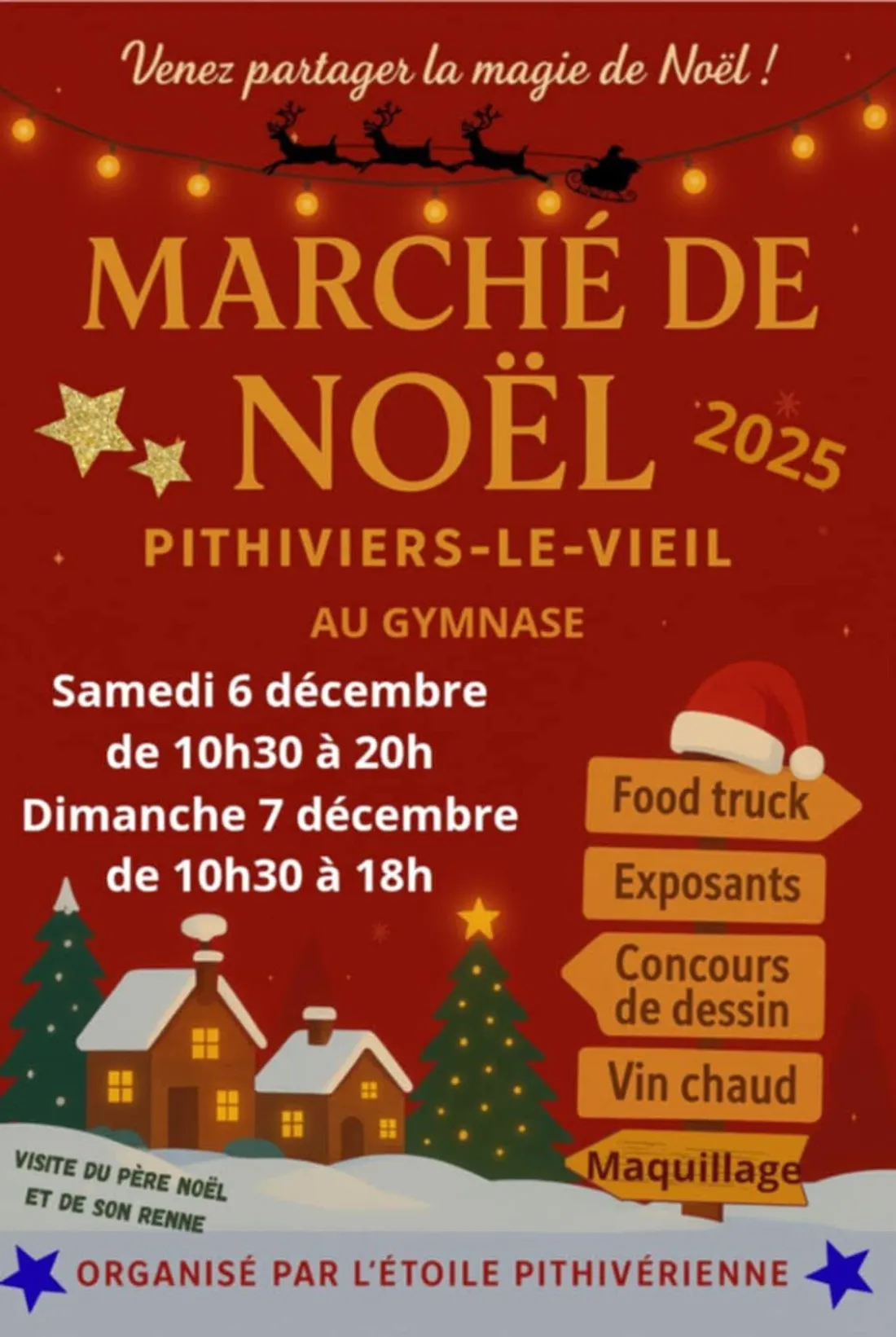 PITHIVIERS-LE-VIEIL (45) - Marché de Noël