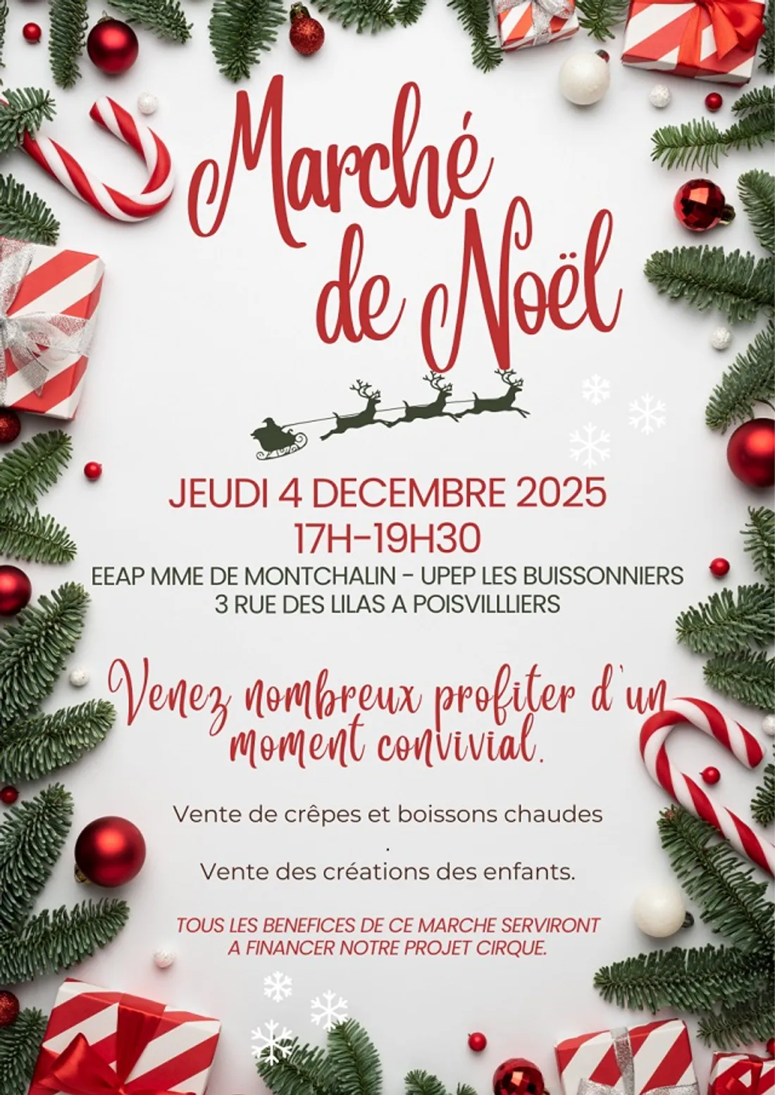 POISVILLIERS - Marché de Noël