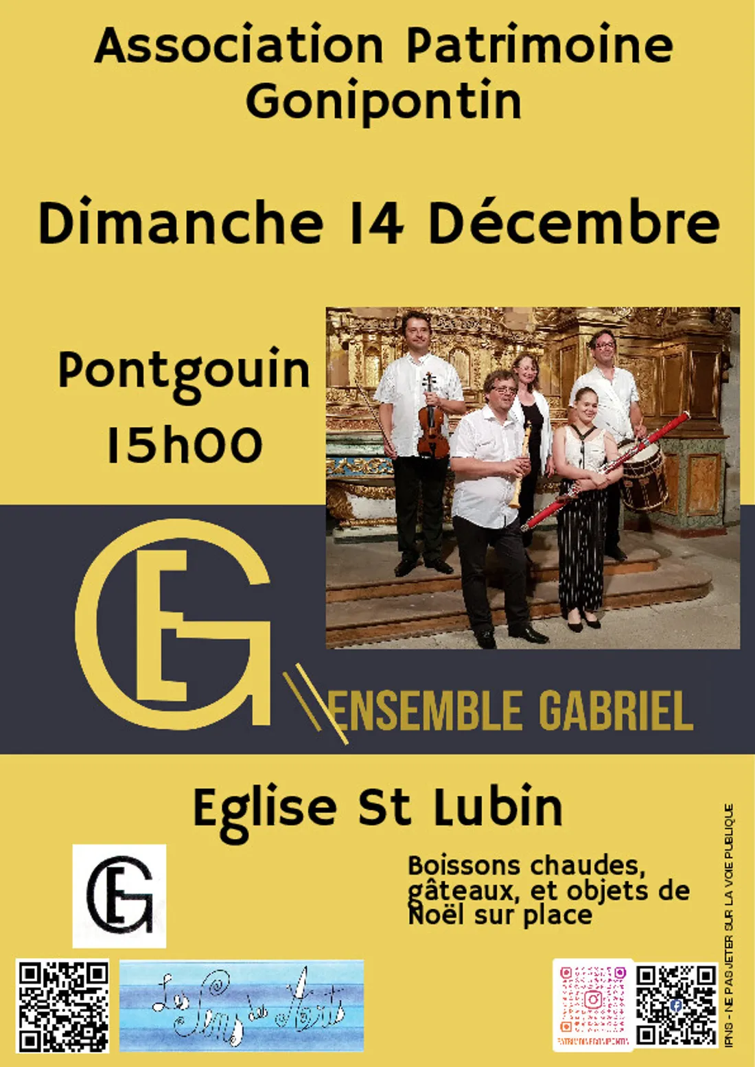 PONTGOUIN - Concert de l'Ensemble Grabriel
