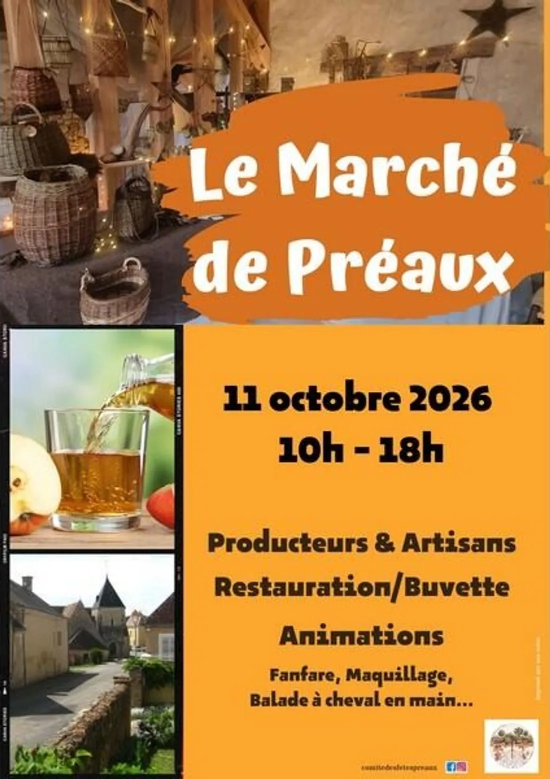 PRÉAUX-DU-PERCHE (61) - Marché d’artisans et de producteurs locaux
