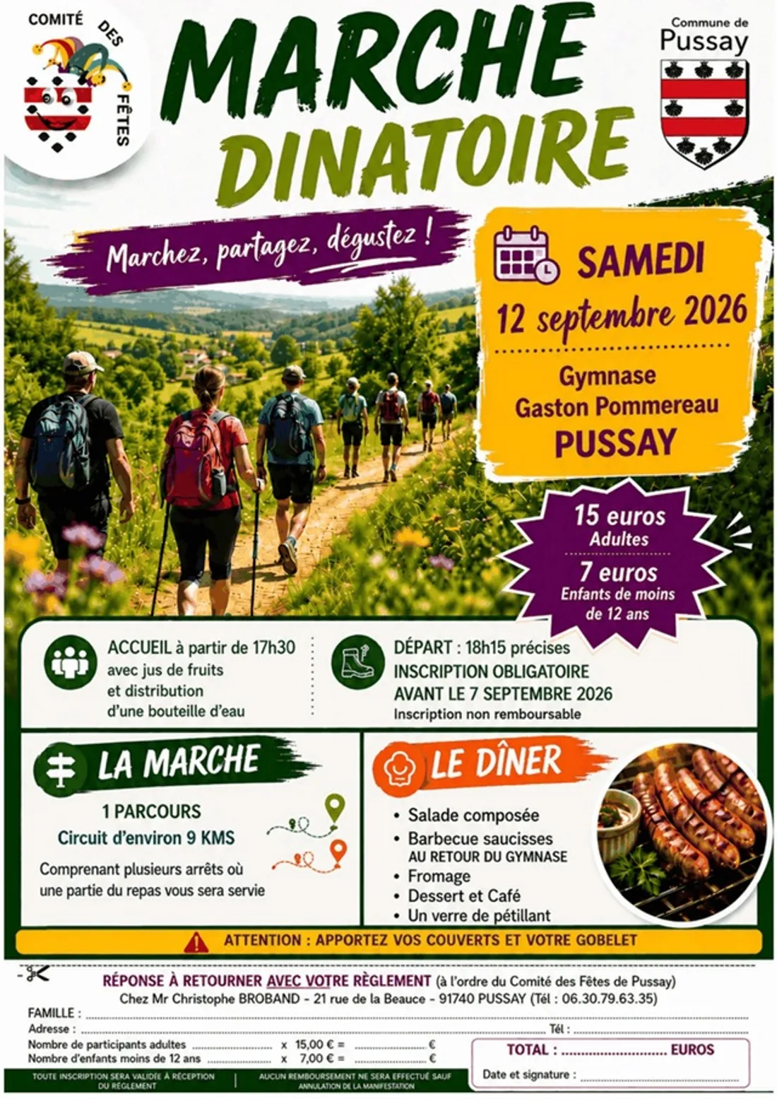 PUSSAY (91) - Marche dînatoire