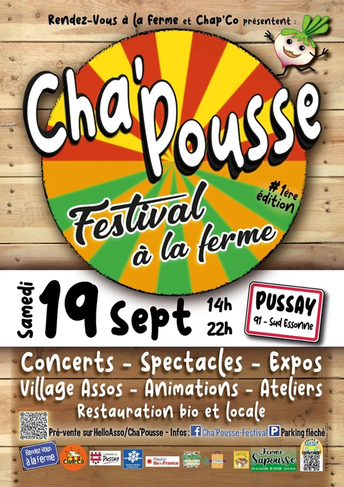 PUSSAY (91) - Cha'Pousse, festival à la ferme