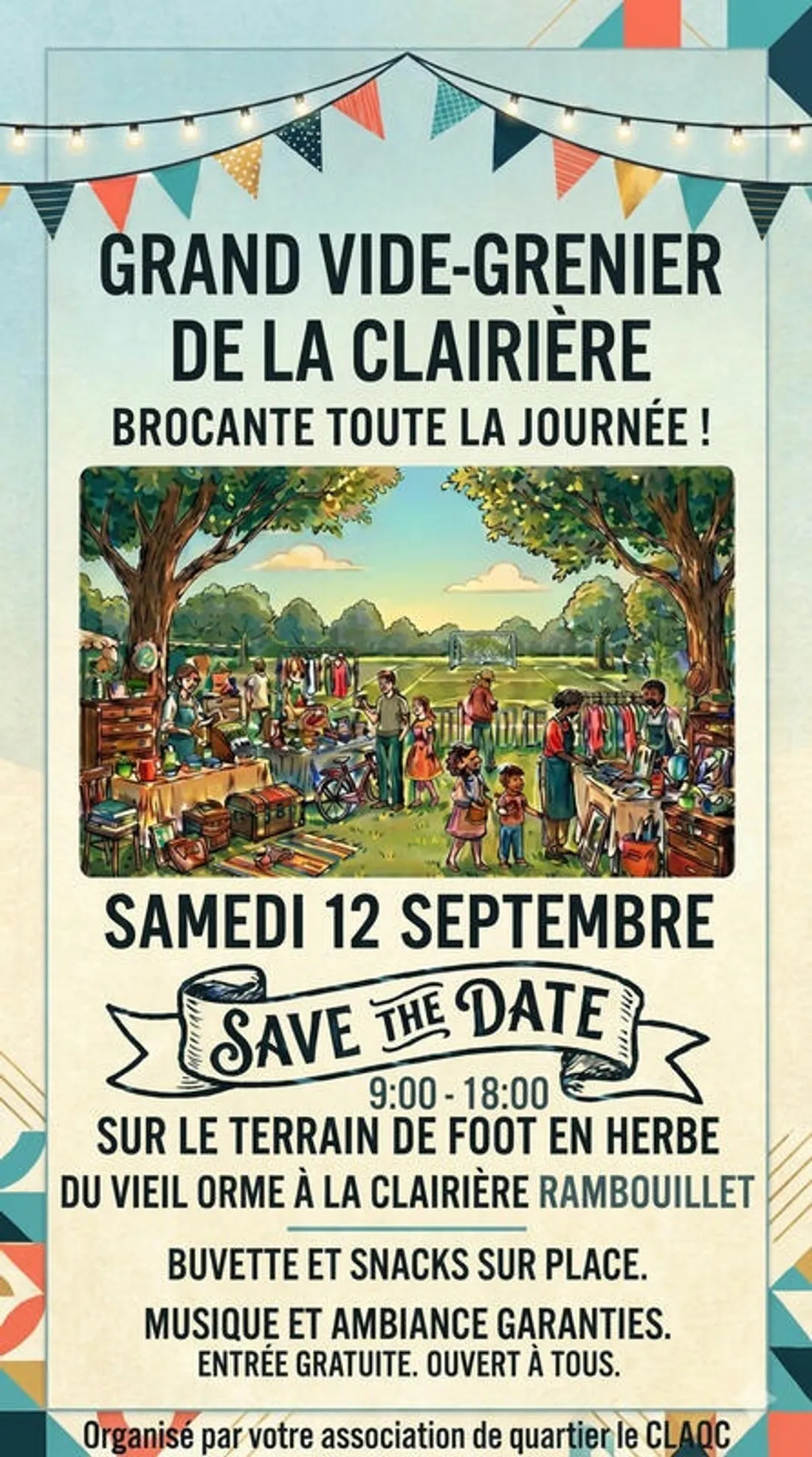 RAMBOUILLET (78) - Vide-greniers de la Clairière