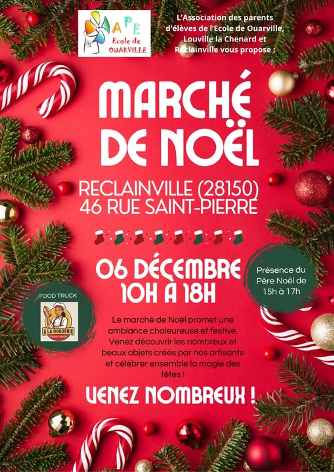 RÉCLAINVILLE - Marché de Noël de l'APE