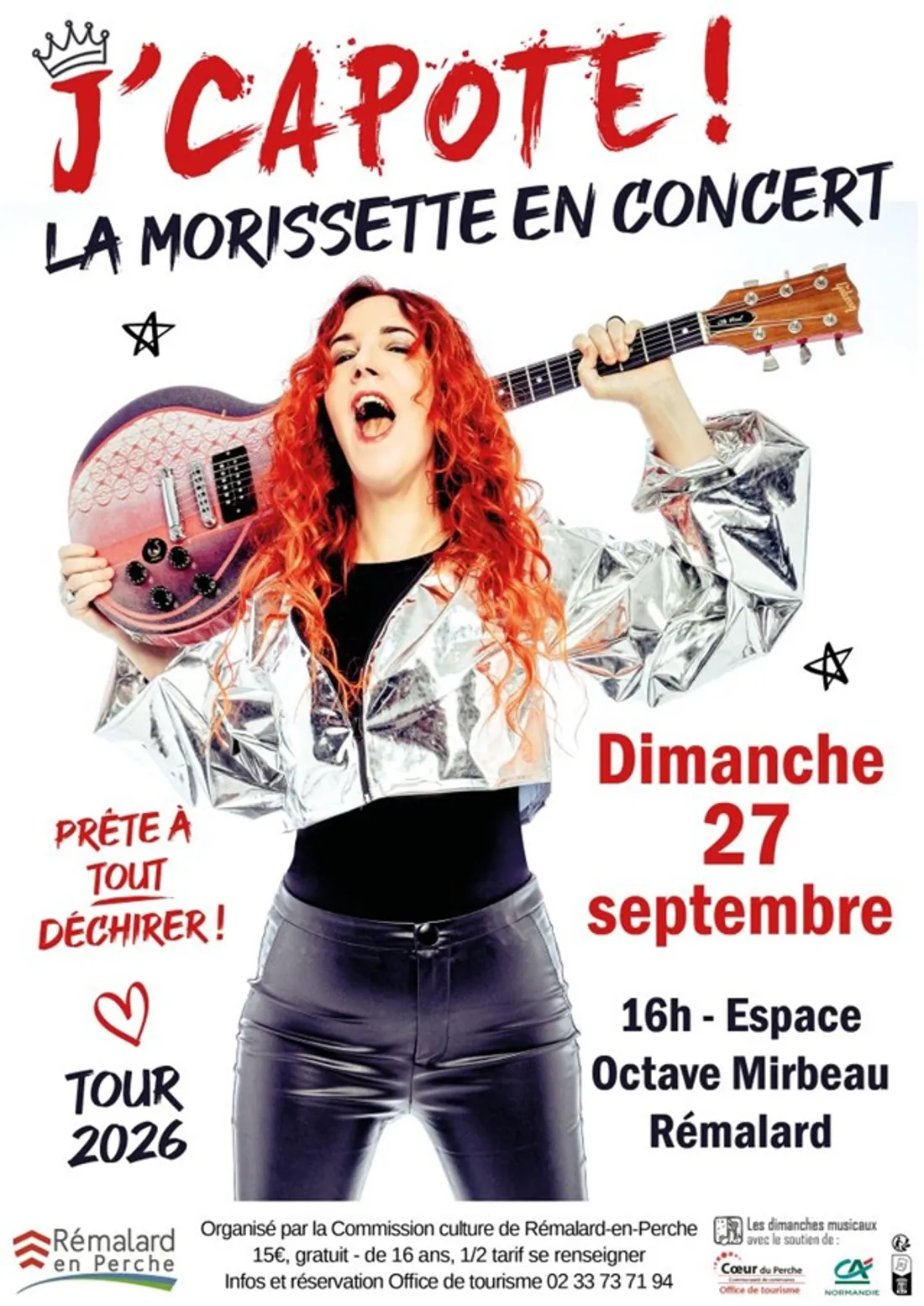 RÉMALARD (61) - Concert : La Morissette
