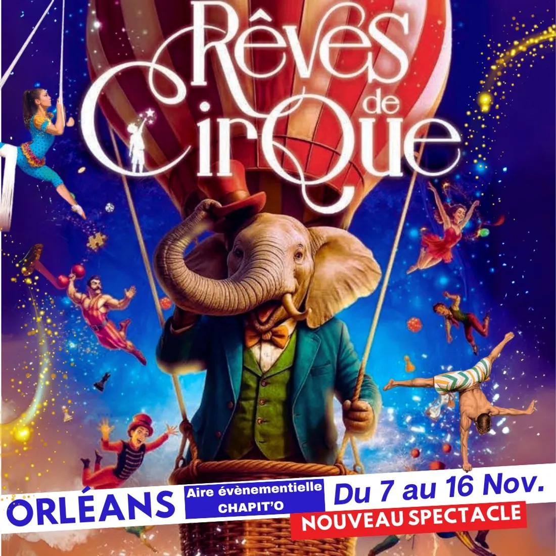 FLEURY-LES-AUBRAIS (45) - Rêves de cirque «Imaginarium »  