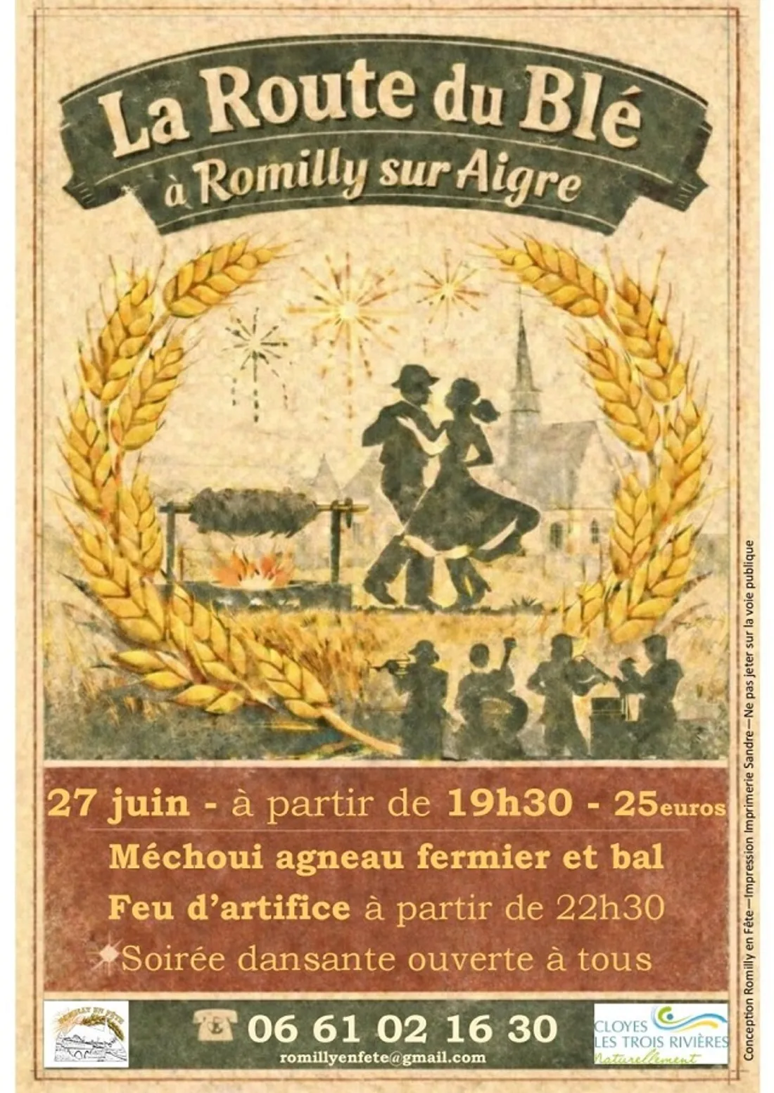 ROMILLY-SUR-AIGRE - Soirée La Route du Blé